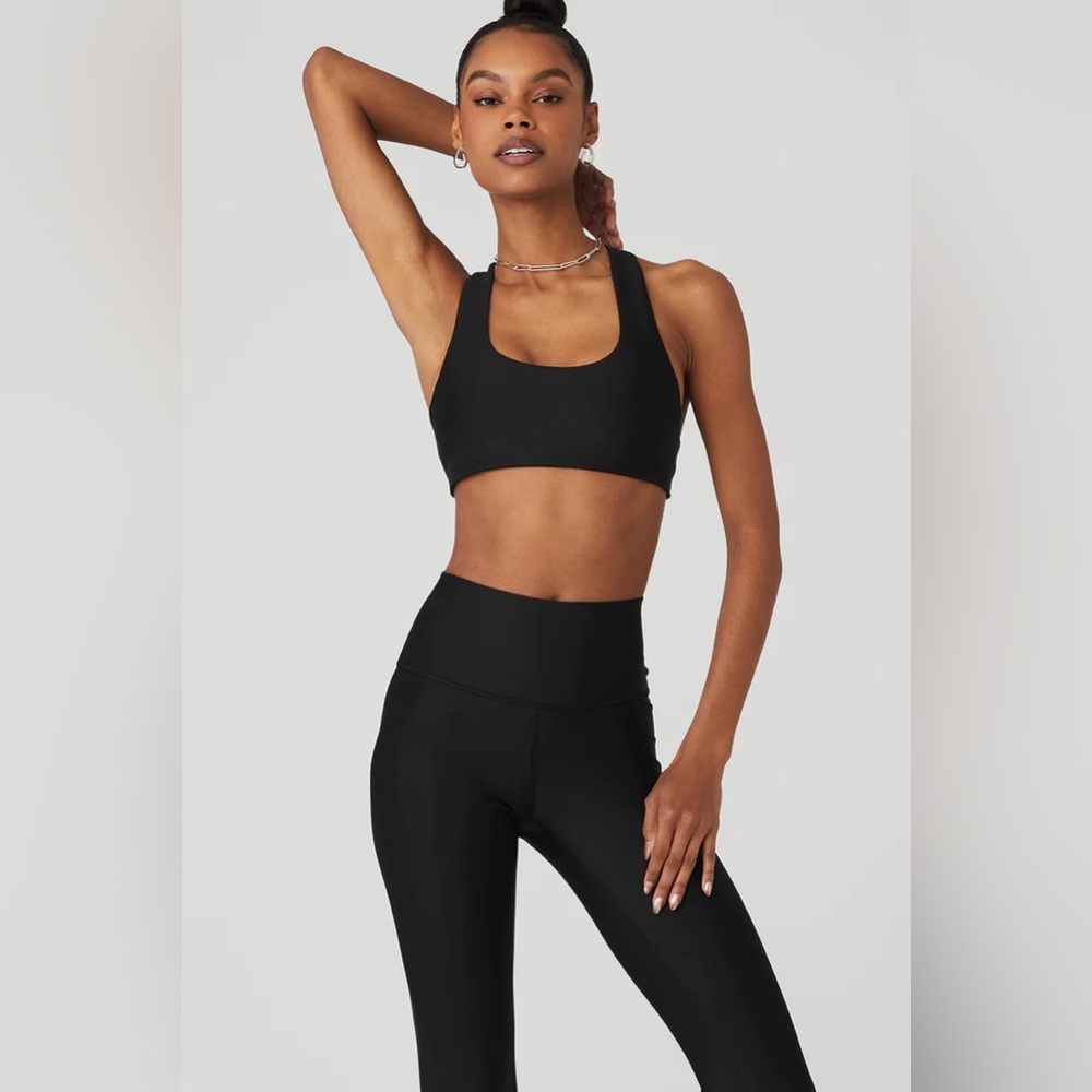 Alo yoga airlift advantage racerback bra black NWT Small S